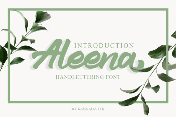 Aleena: The Brushed Handwritten Font for Elegant Branding