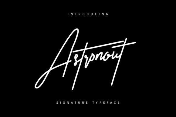 Astronout: The Delicate Handwritten Font for Crafters