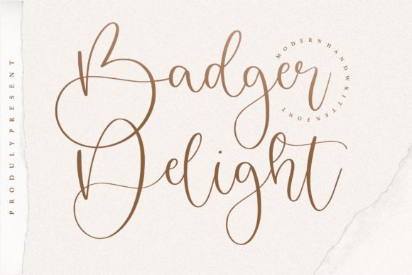 Badger Delight Font for Polished Branding
