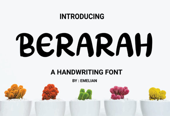 Berarah: The Friendly Handwritten Typeface for Digital Brands