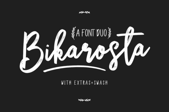 Bikarosta: A Sweet Handwritten Font for Branding