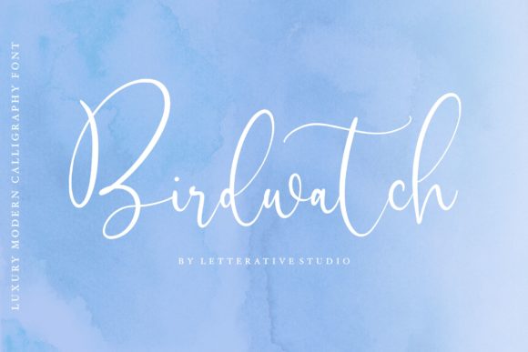Birdwatch: A Luxurious Script Handwritten Font for Crafters