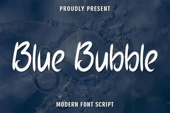 Blue Bubble: A Handwritten Typeface for Editorial Design