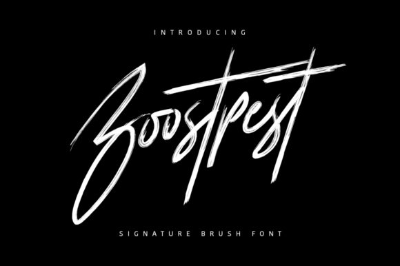 Boostpest: The Authentic Brush Font for Marketers