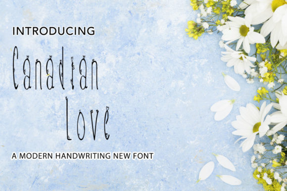 Canadian Love Font for Handmade Brands