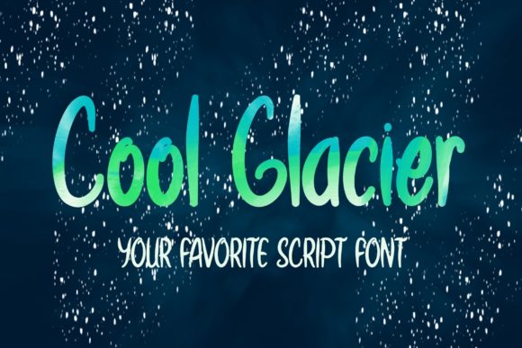 Cool Glacier: A Sweet Handwritten Font for Web Design