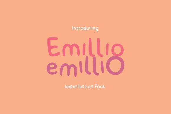 Emillio: A Relaxed Script Handwritten Typeface