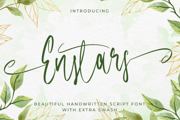 Enstars Font: Elevating Digital Branding with Script Style