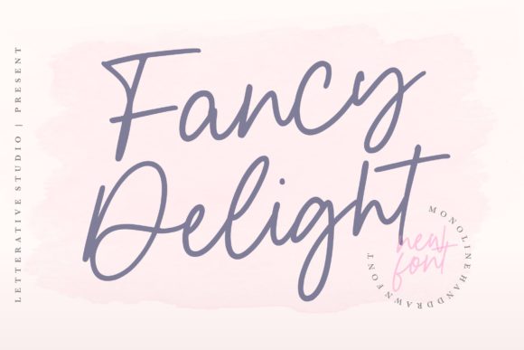 Fancy Delight Font: A Romantic Script for Designers