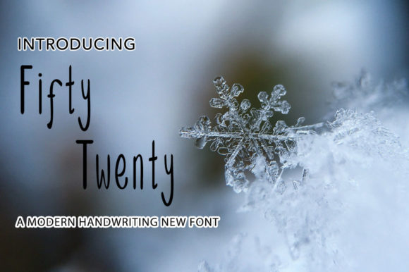 Fifty Twenty: A Casual Script Font for Modern Web Design