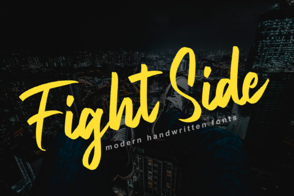 Fight Side: A Charming Script Font for Brands