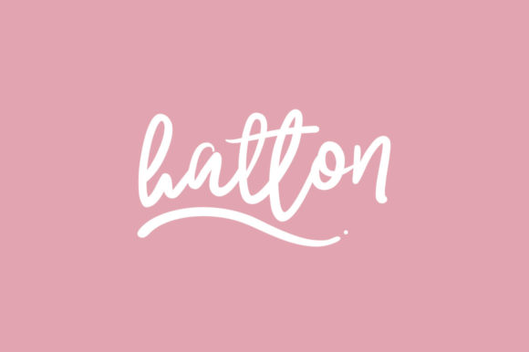 Hatton: A Flowing Script Font for Modern Branding