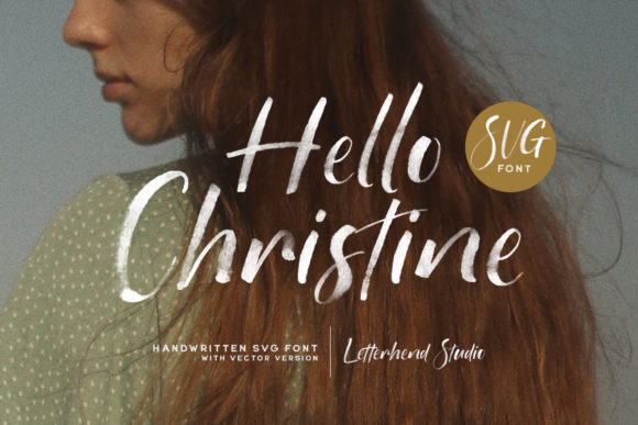 Hello Christine Font for Editorial Design