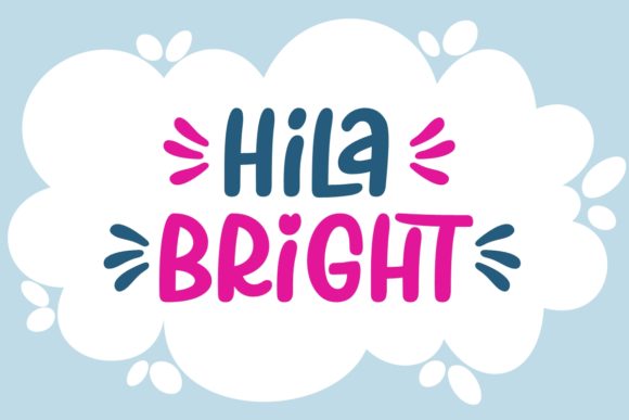 Hila Bright Font: A Joyful Script for Makers