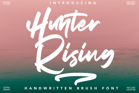 Hunter Rising Font for Editorial Design