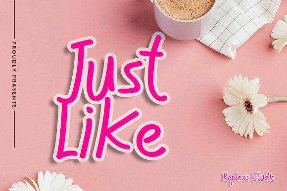 Just Like: A Sweet Handwritten Font for Creators