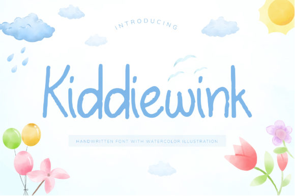 Kiddiewink Font: A Sweet Handwritten Typeface for Brands