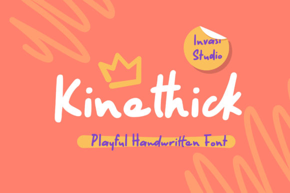 Kinethick Typeface for Playful Branding