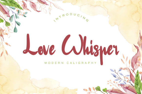 Love Whisper Font for Digital Branding