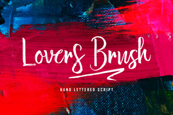 Lovers Brush Font for Digital Branding