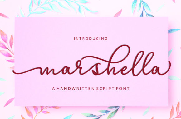 Marshella: A Modern Script Font for Campaigns