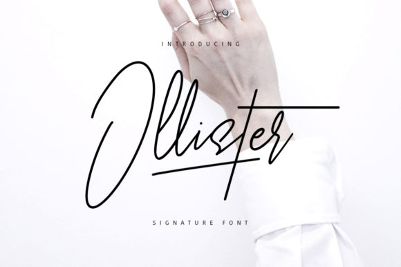 Ollister: A Delicate Handwritten Font for Brands