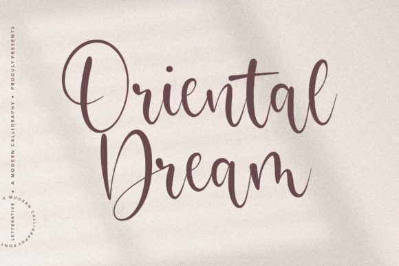 Oriental Dream Script Font for Web Design