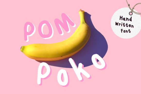 Pom Poko Font: Playful Script for Makers