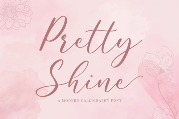 Pretty Shine: A Delicate Script Handwritten Font