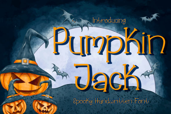 Pumpkin Jack: A Spooky Handwritten Font for Halloween