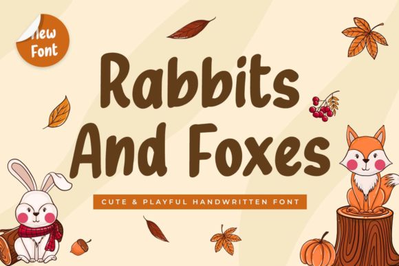 Rabbits and Foxes Font: A Playful Script for Creative Designers