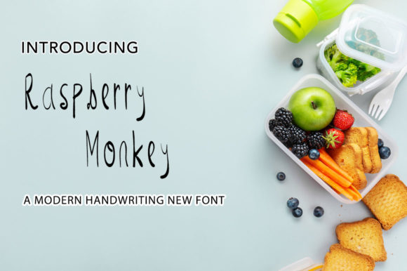 Raspberry Monkey: A Playful Handwritten Font for Modern Brands