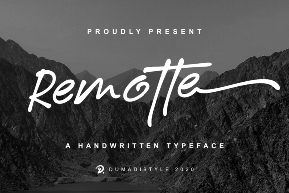 Remotte: A Handwritten Typeface for Editorial Clarity