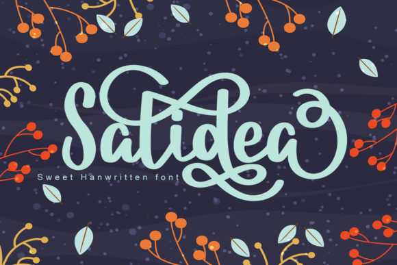 Salidea: A Romantic Script Font for Editorial Design