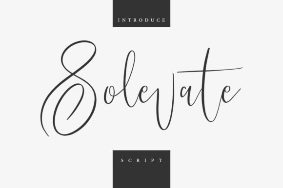 Solevate Font Review for Campaign Designers