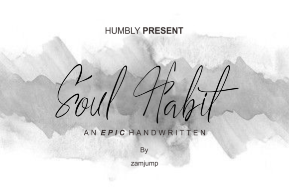 Soul Habit: A Handwritten Font for Modern Web Design