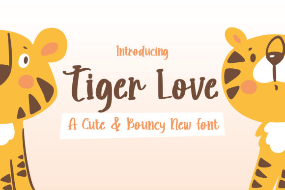 Tiger Love Font for Spooky Business Branding
