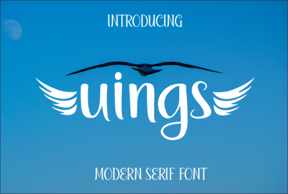 Uings: A Gentle Script Font for Editorial Design